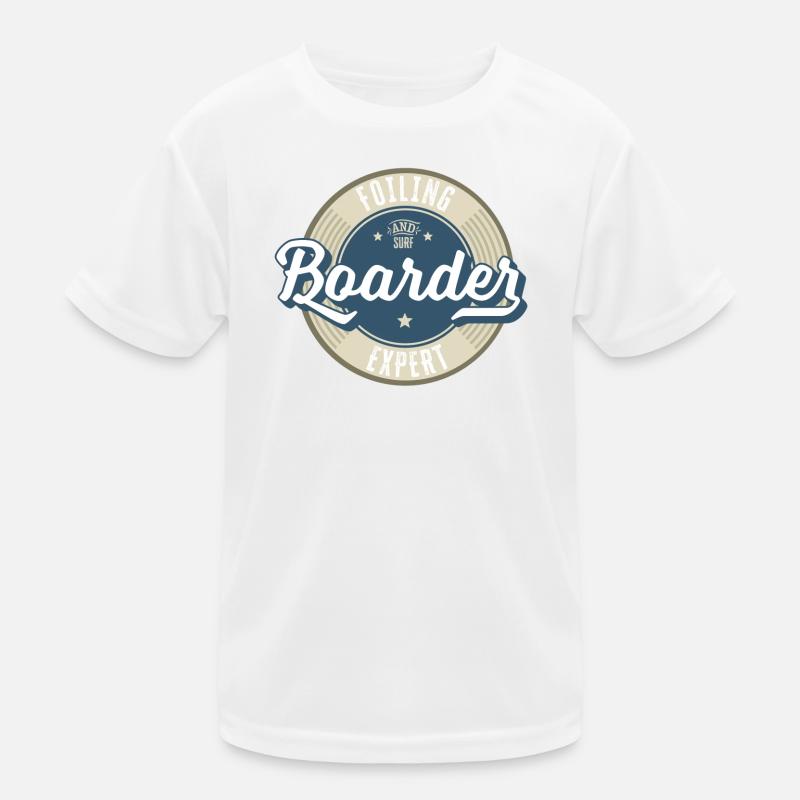 Surf and Boarder Label Kids Functional T-Shirt