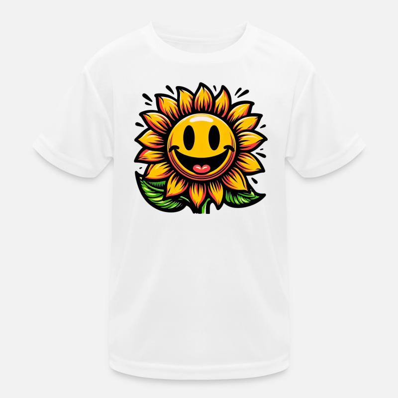 Sonnenblume Kinder Funktions-T-Shirt