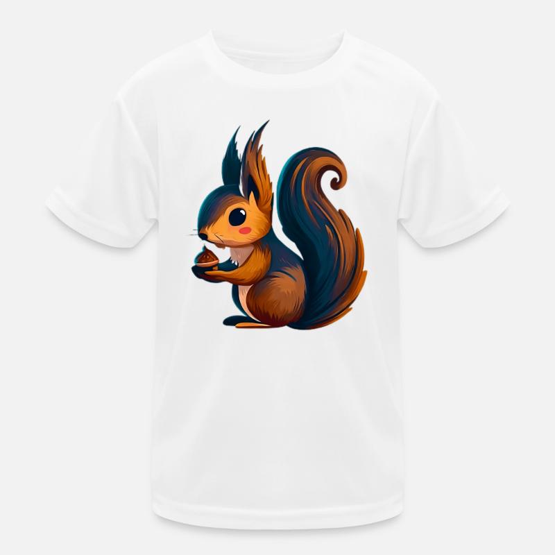 Écureuil T-shirt sport Enfant