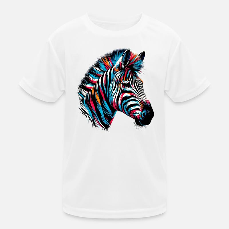 Zebra Kids Functional T-Shirt