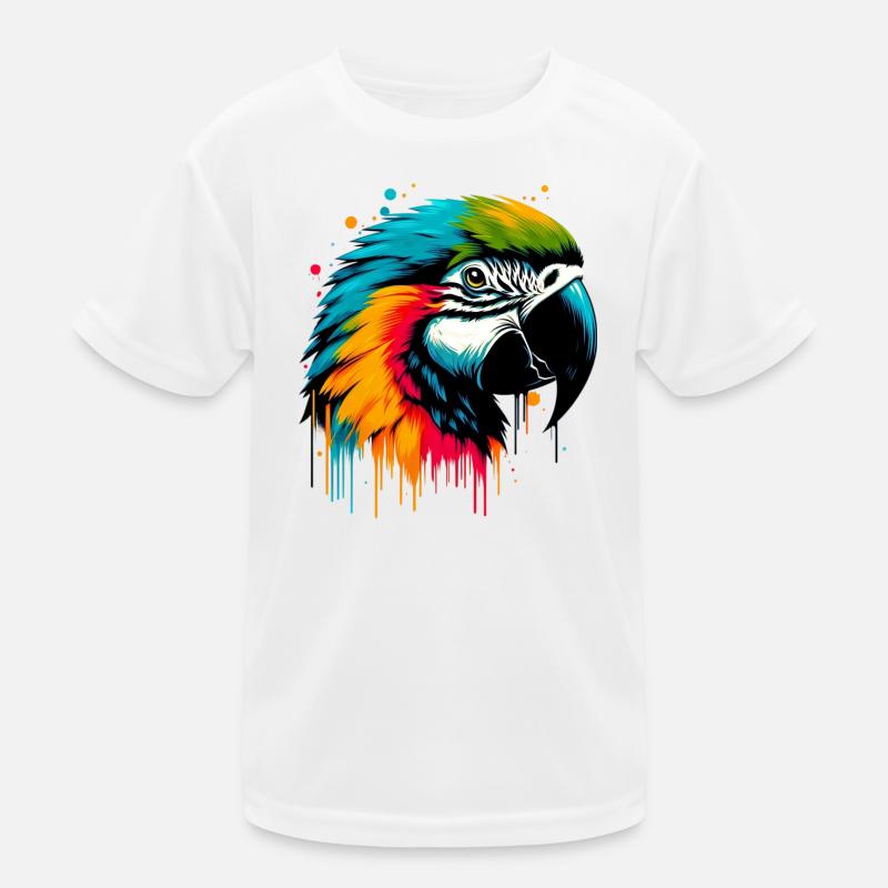Papagei Kinder Funktions-T-Shirt