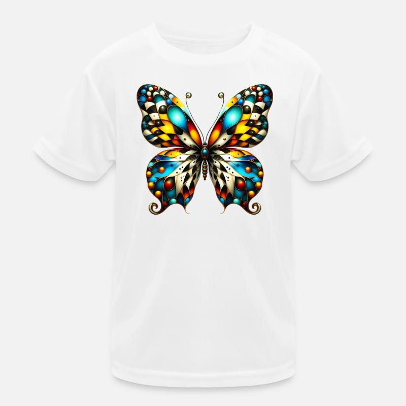 Schmetterling Kinder Funktions-T-Shirt