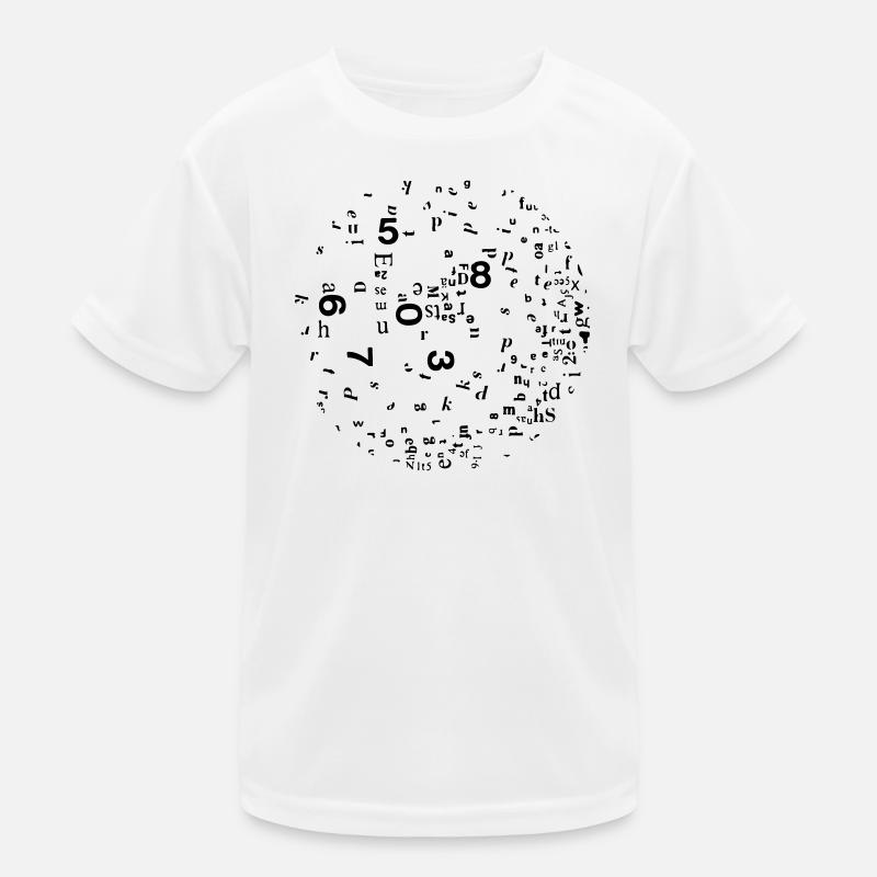 Chiffres et lettres T-shirt sport Enfant