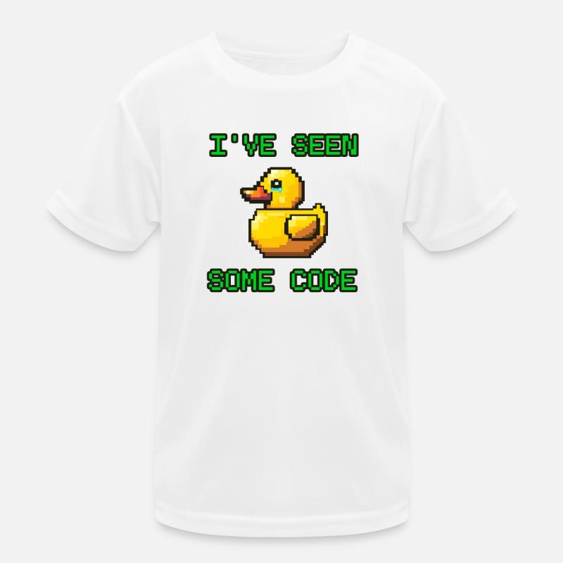 Pixel Duck J’ai vu du code T-shirt sport Enfant