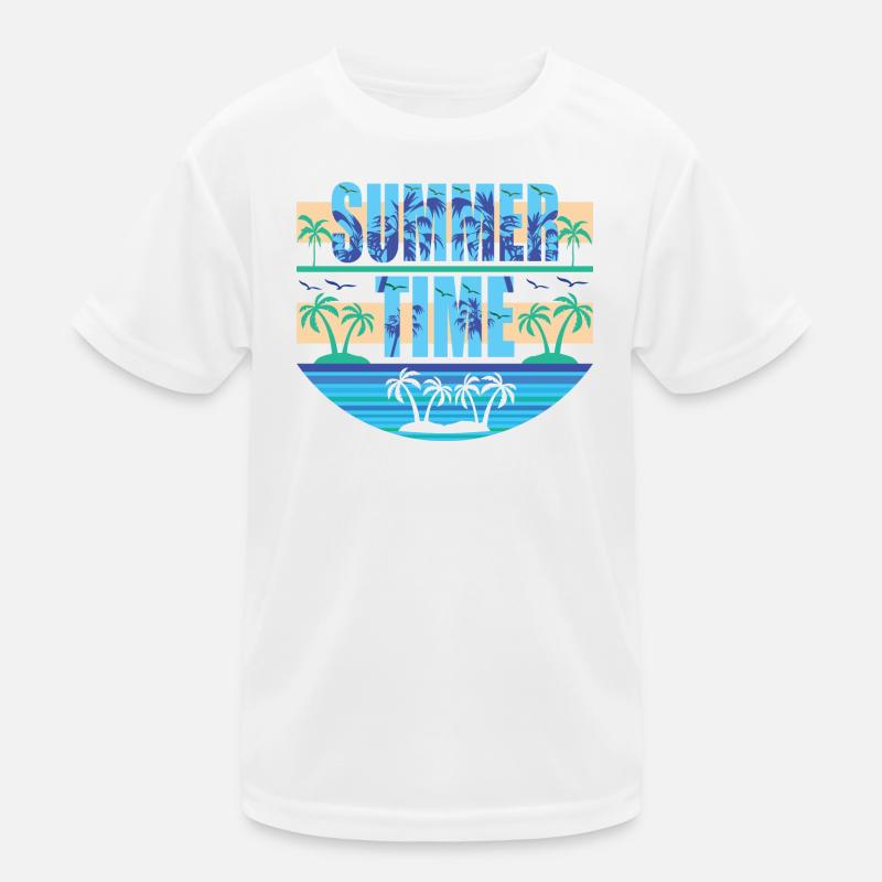 Summer Time Kinder Funktions-T-Shirt
