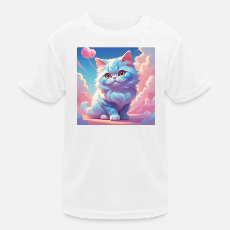 Kätzchen Kinder Funktions-T-Shirt
