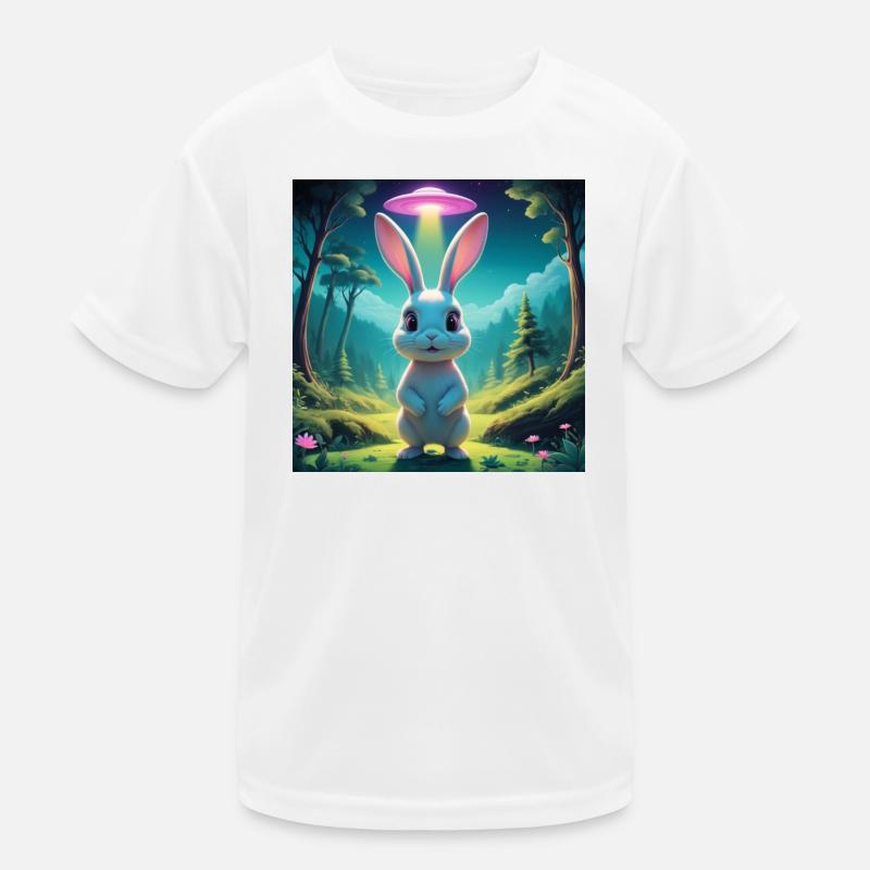 Lapin avec OVNI T-shirt sport Enfant