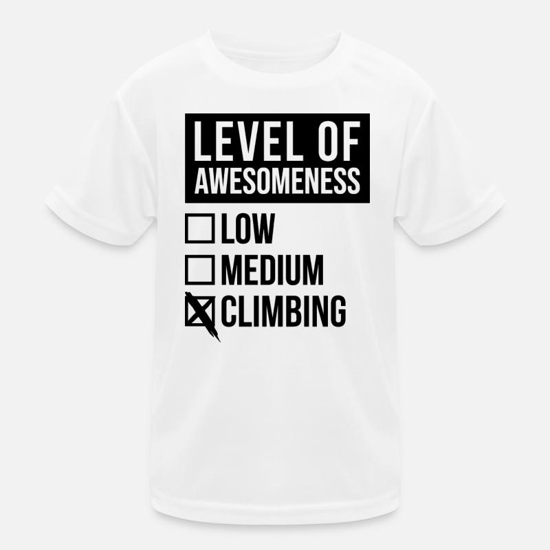 Klettern Kinder Funktions-T-Shirt