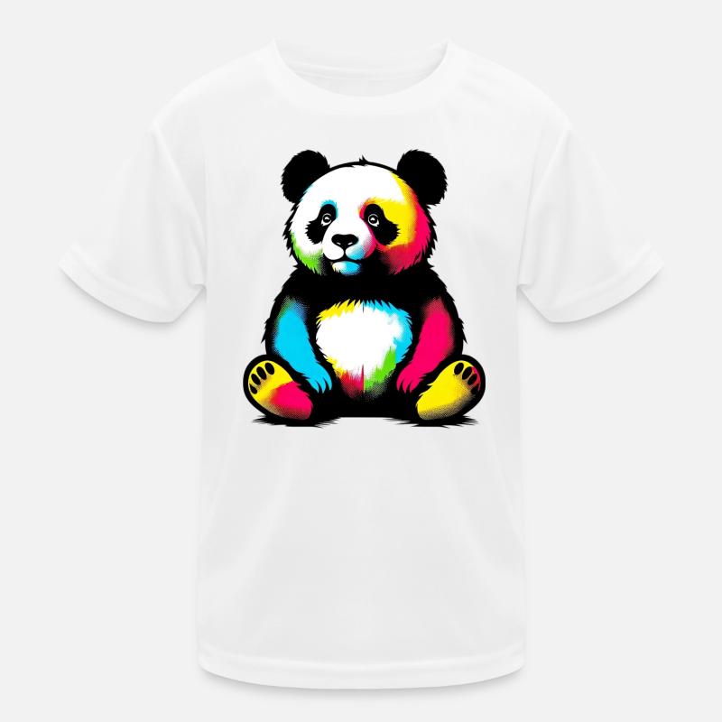 Panda Kinder Funktions-T-Shirt