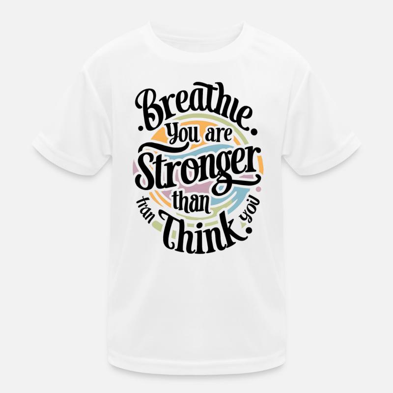 Inspirational Wisdom Typography Kids Functional T-Shirt