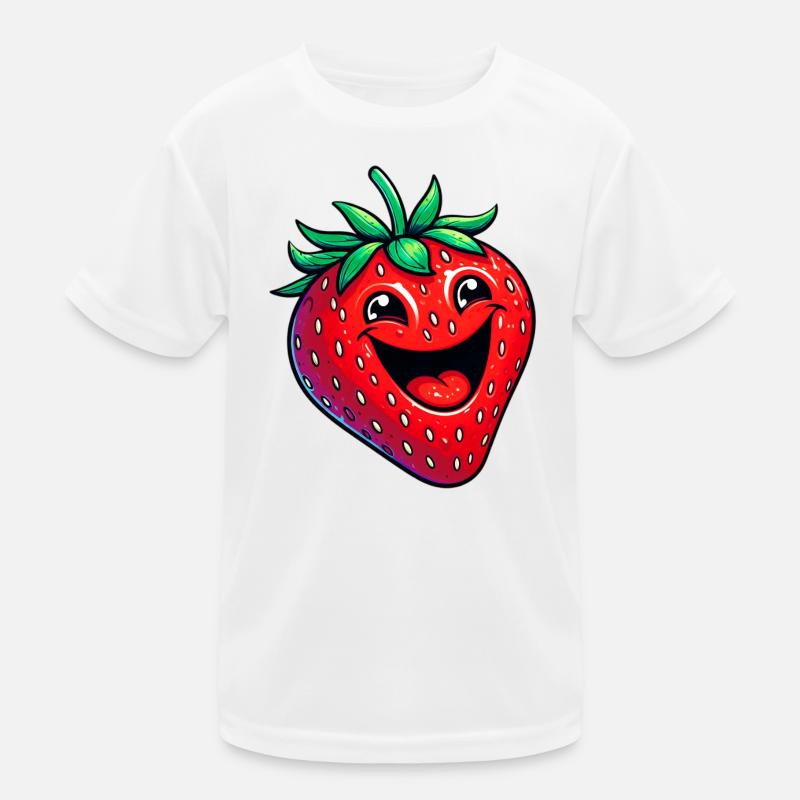 Fraise Fraises T-shirt sport Enfant