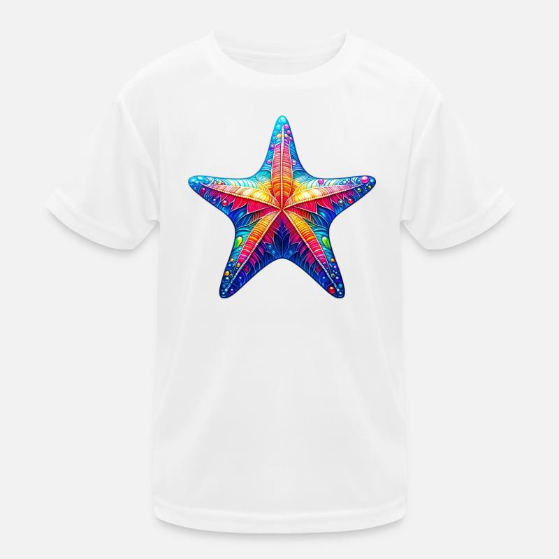 Seestern Kinder Funktions-T-Shirt