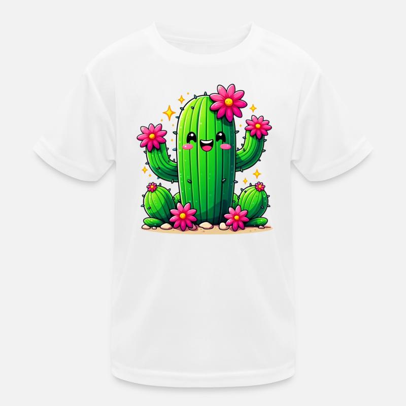 Kaktus Kinder Funktions-T-Shirt