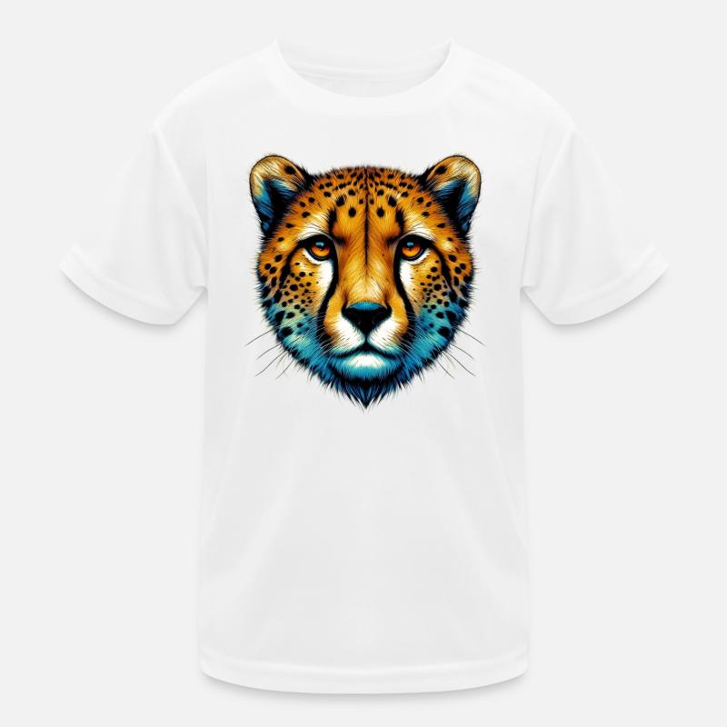 Gepard Kinder Funktions-T-Shirt