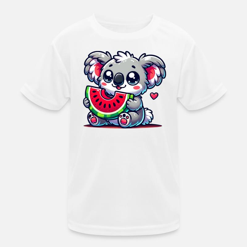 L’adorable koala déguste un morceau de pastèque T-shirt sport Enfant