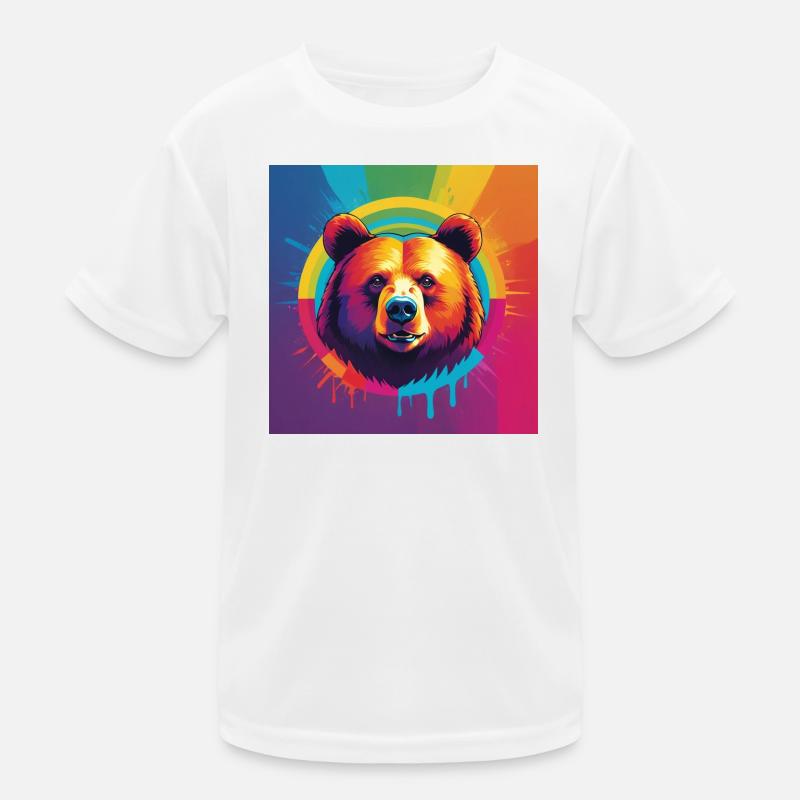 Pride Bear Kids Functional T-Shirt