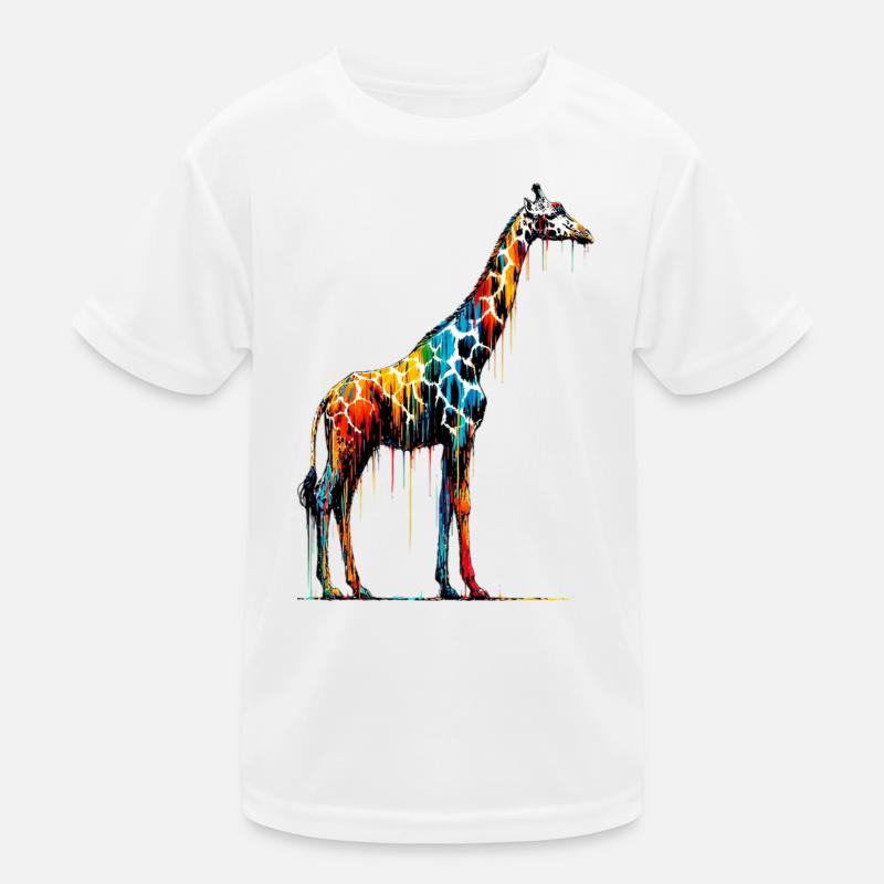 Giraffe Kinder Funktions-T-Shirt