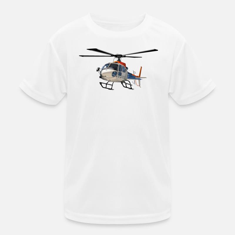 Hubschrauber Einsatz Kinder Funktions-T-Shirt