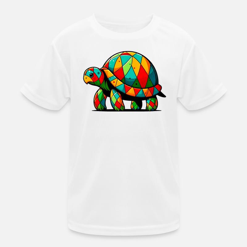 Harlekin-Schildkröte Kinder Funktions-T-Shirt