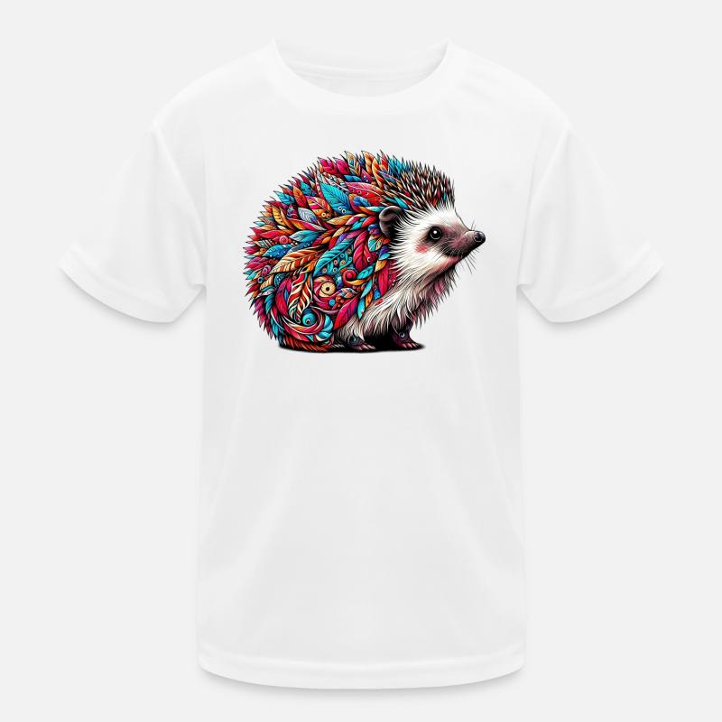 Hérisson - T-shirt sport Enfant - blanc