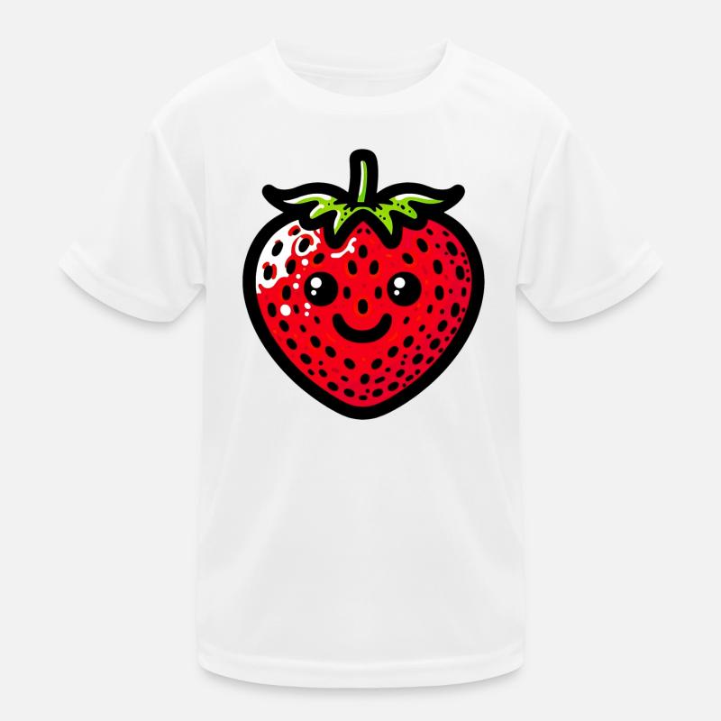Strawberry Strawberries Kids Functional T-Shirt