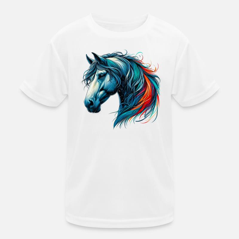 Cheval T-shirt sport Enfant