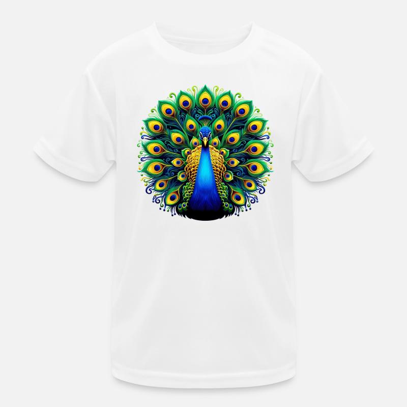 Peacock Kids Functional T-Shirt