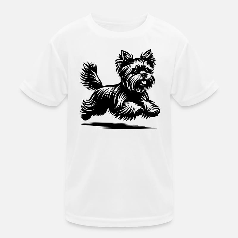 Yorkshire Terrier Kinder Funktions-T-Shirt