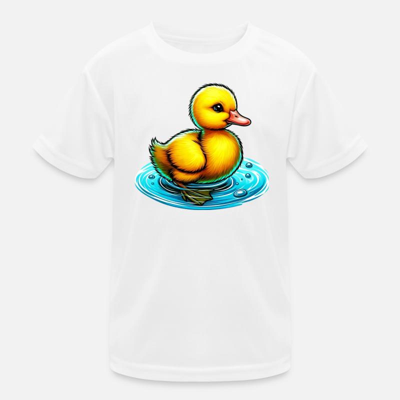 Duckling Duck Duck Duck Kids Functional T-Shirt