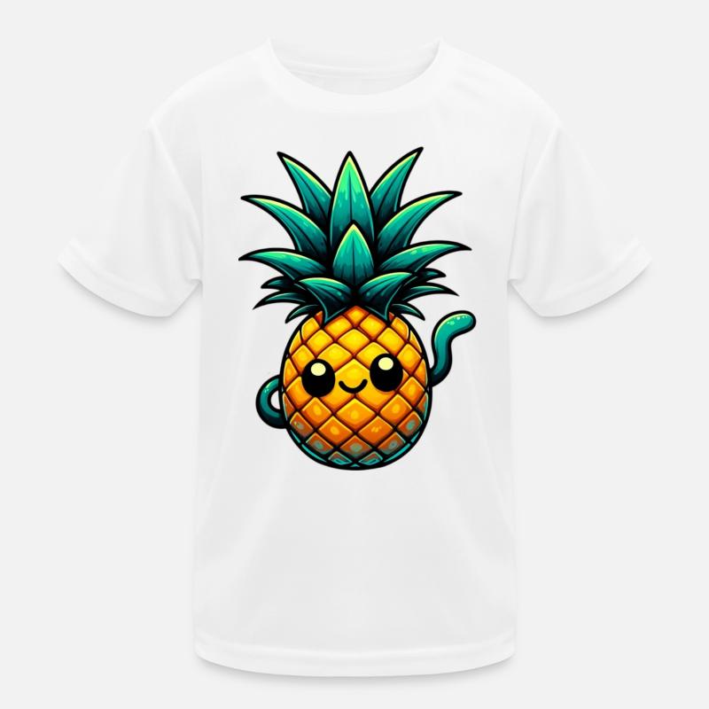 Ananas Kinder Funktions-T-Shirt