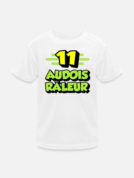 Audois râleur - T-shirt sport Enfant - blanc - Devant