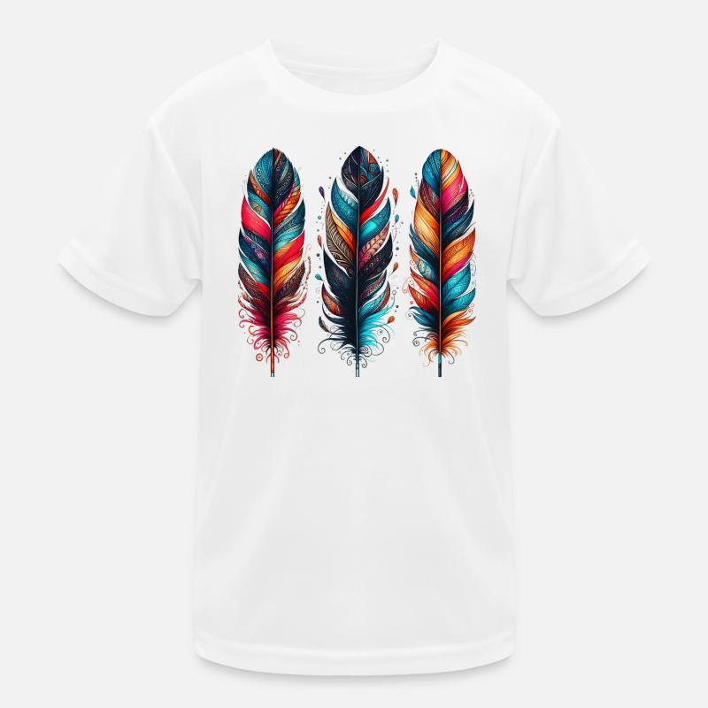 Feathers Kids Functional T-Shirt