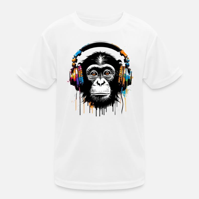 Affe Kinder Funktions-T-Shirt