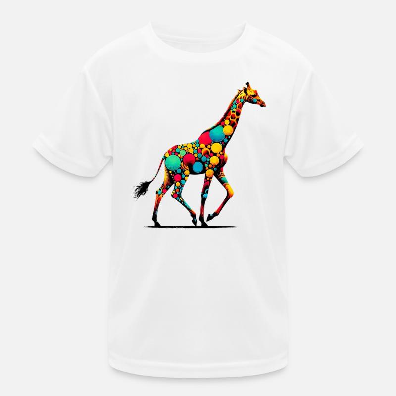 Giraffe Kinder Funktions-T-Shirt