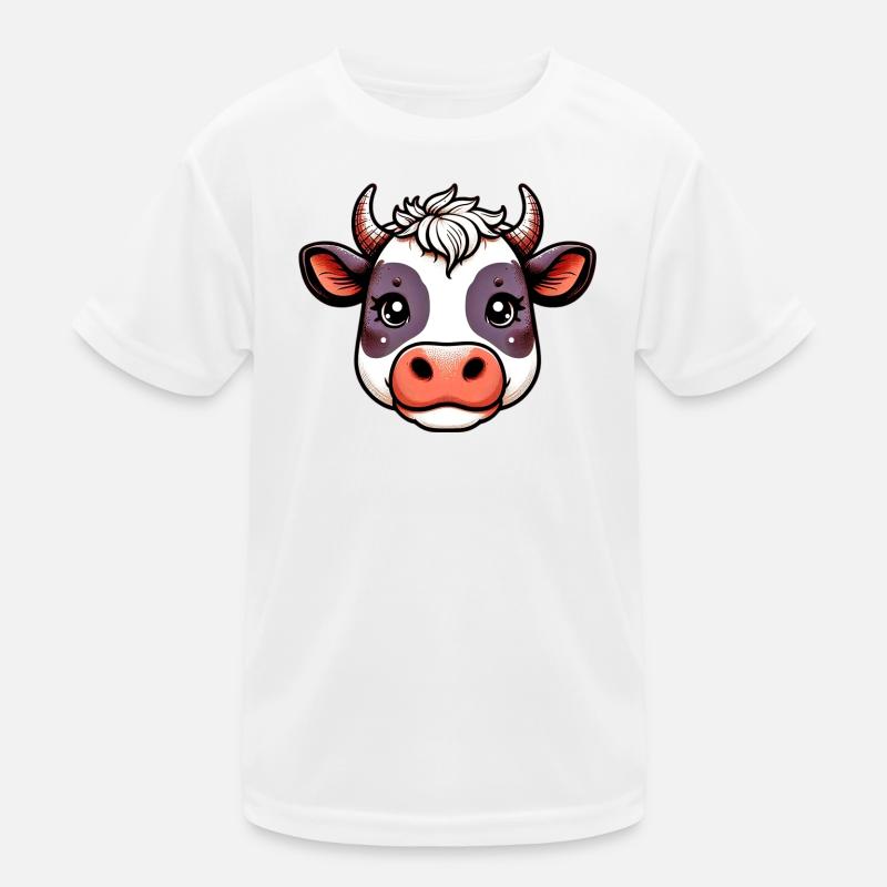 Vache T-shirt sport Enfant