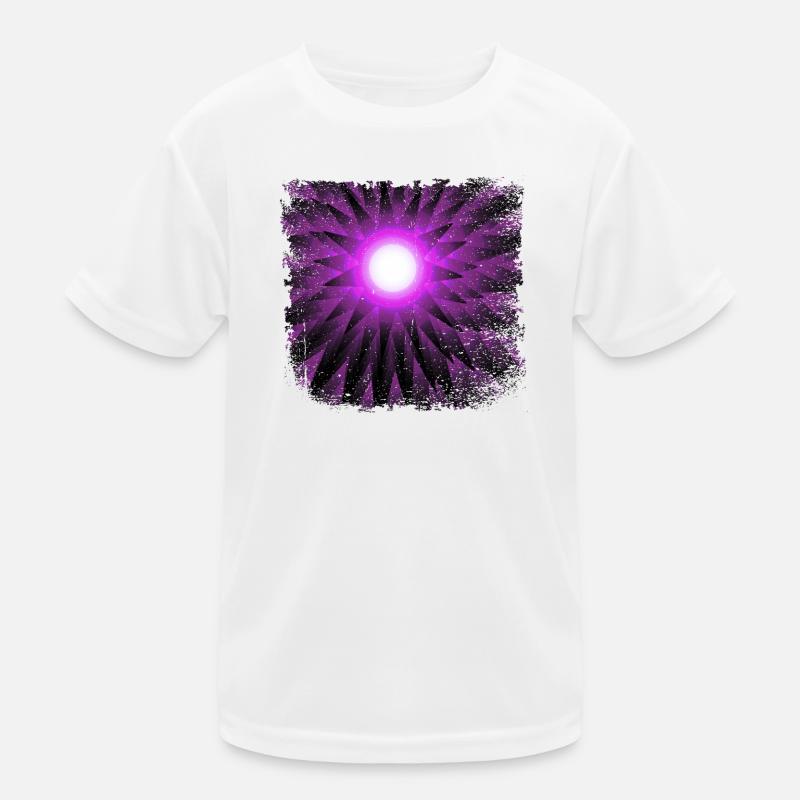 Supernova violet avec bord effiloché T-shirt sport Enfant