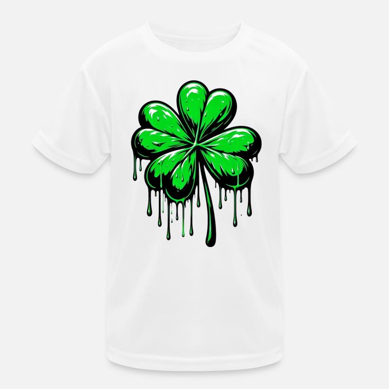 Four-leaf clover Kids Functional T-Shirt