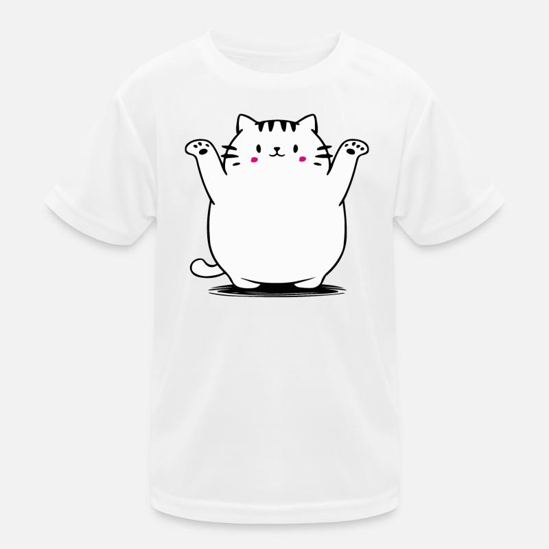 Chat mignon T-shirt sport Enfant
