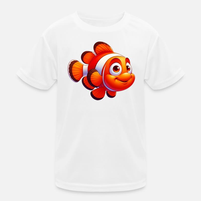 Clownfische Kinder Funktions-T-Shirt