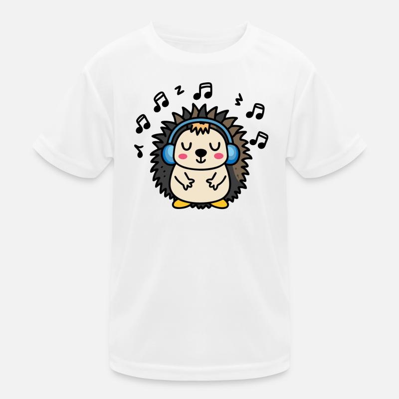 DJ Jeżyk – vibration rythmique à la manière d’un hérisson T-shirt sport Enfant