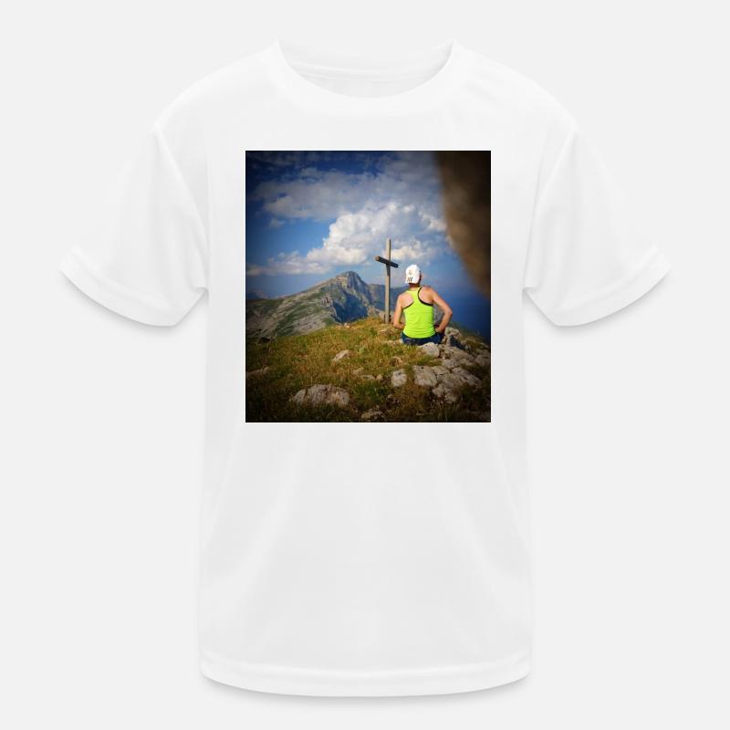 An der Spitze! Kinder Funktions-T-Shirt