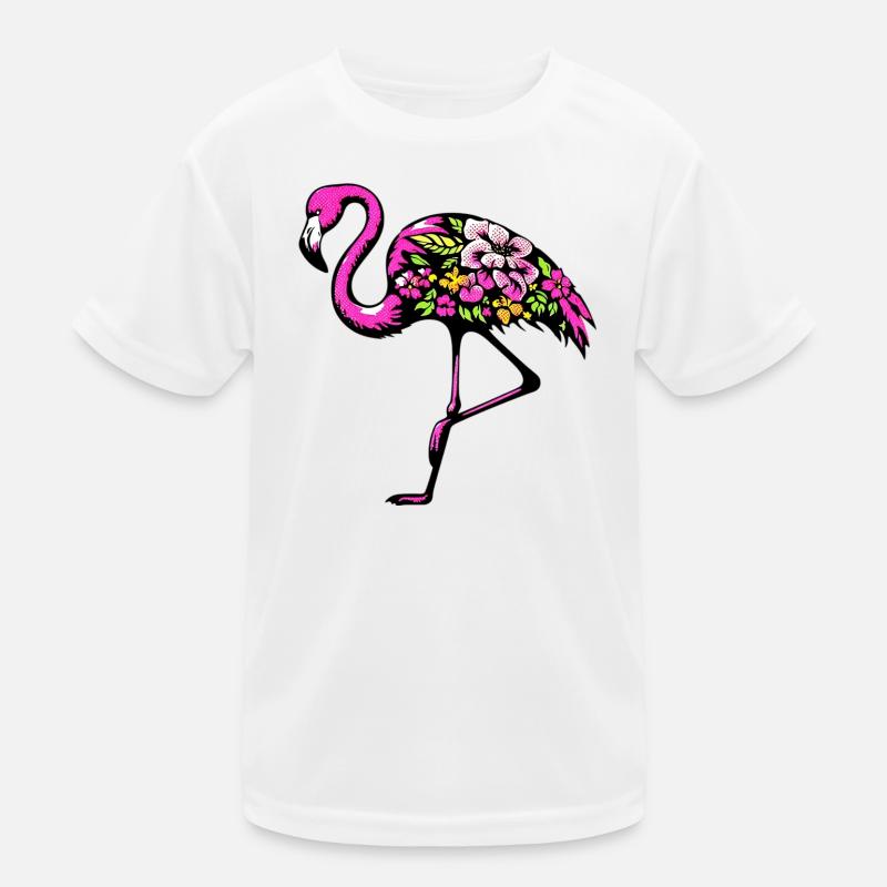 Flamingo Kinder Funktions-T-Shirt