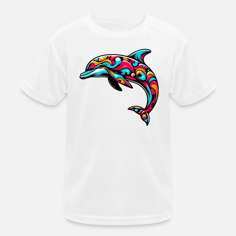 Delfin Kinder Funktions-T-Shirt