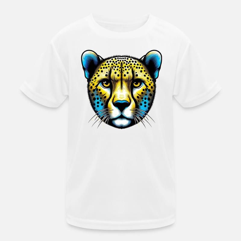 Gepard Kinder Funktions-T-Shirt