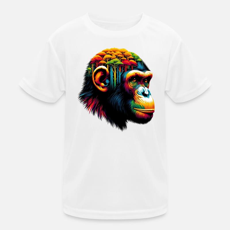 Affe Kinder Funktions-T-Shirt