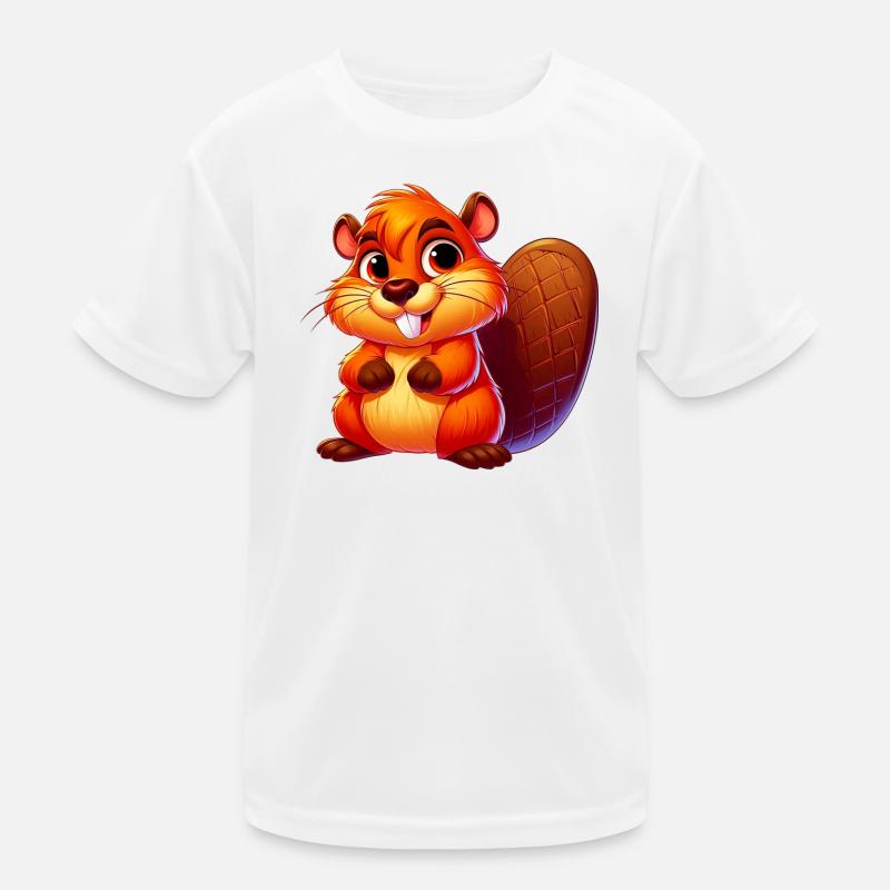 Beaver Kids Functional T-Shirt