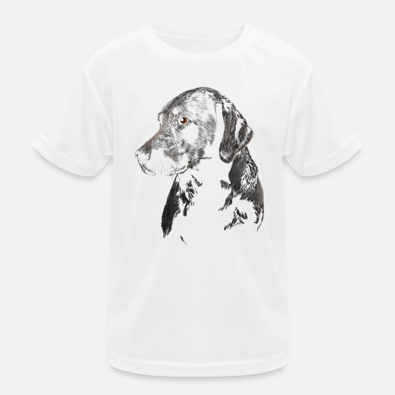 Labrador - Kinder Funktions-T-Shirt - Weiß