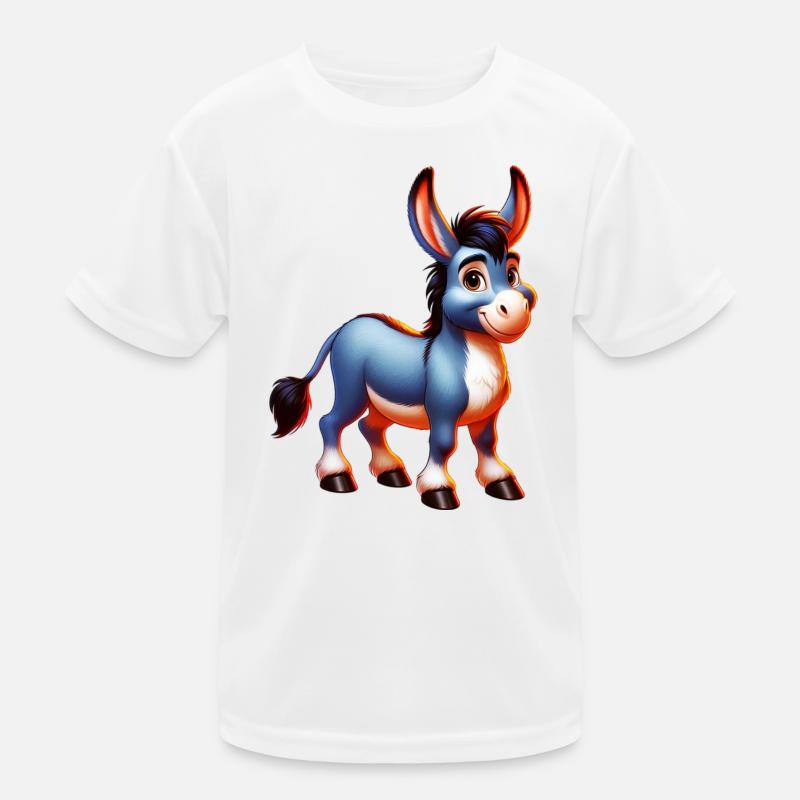 Esel-Maultier Kinder Funktions-T-Shirt