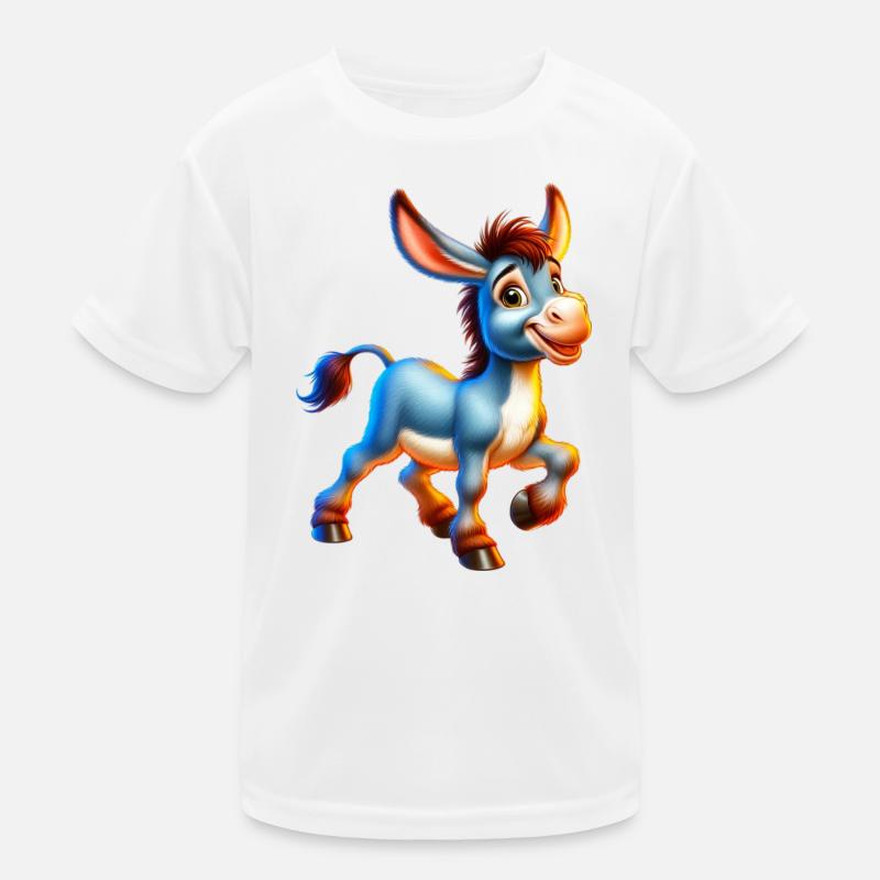 Esel-Maultier Kinder Funktions-T-Shirt