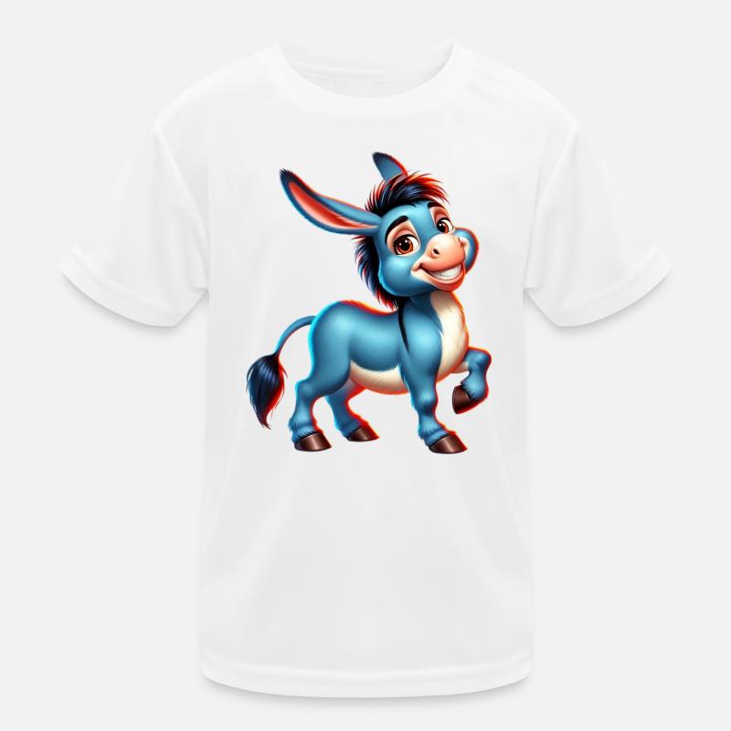 Donkey Mule Kids Functional T-Shirt